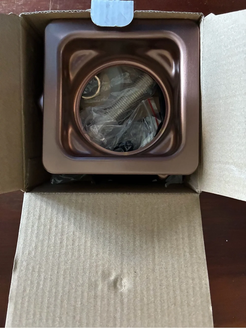 Oil-Rubbed Bronze Square Sink/ Shower Drain with Removable Strainer